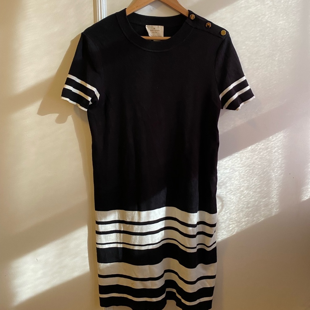 Kate Spade black & white dress